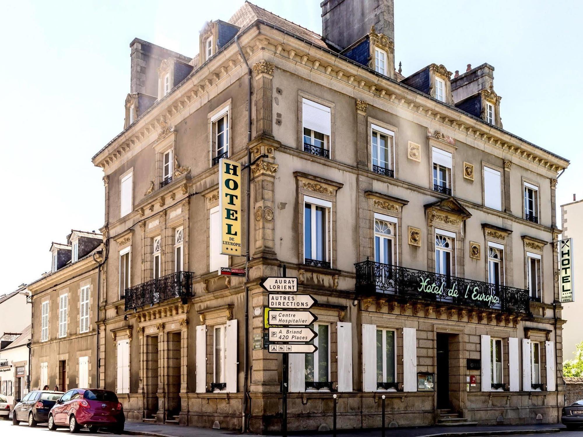 Logis Hotel L'Europe Pontivy Bagian luar foto